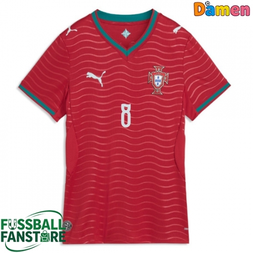 Portugal Bruno Fernandes #8 Replik Heimtrikot Damen WM 2026 Kurzarm